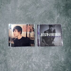 2 CD Lot: JUSTIN BIEBER - My World (2009) & My World 2.0 (2010)
